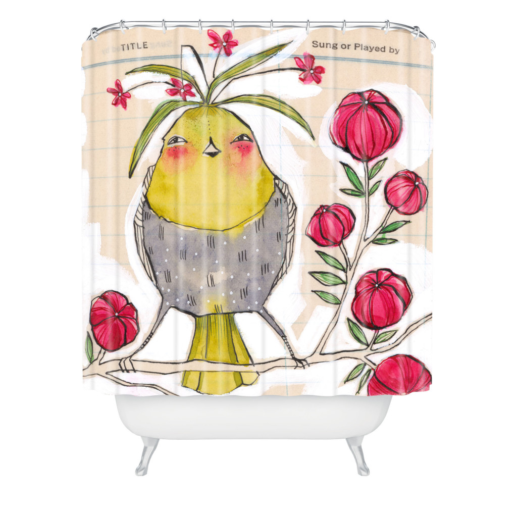 Cori Dantini Woven Polyester Sweetness and Light Shower Curtain, DENY Designs