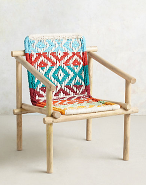 Diamond Weave Chair, Anthropologie