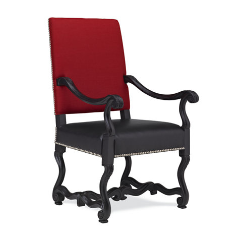 Camargue Arm Chair with Upholstered Back, Ralph Lauren Home