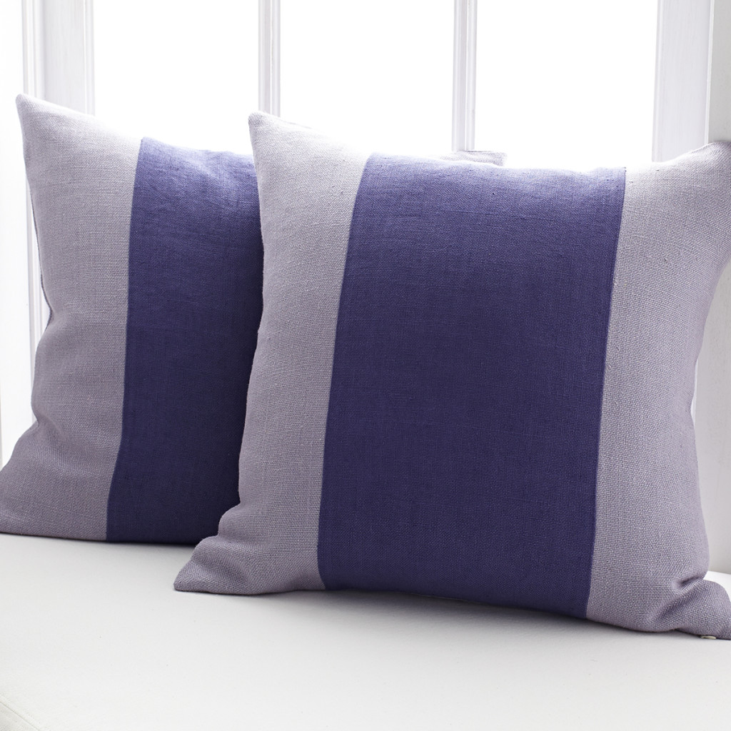 A Line of Lavender Pillow Cover, Wisteria